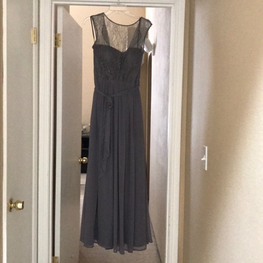 Gray evening gown, bought used only worn once